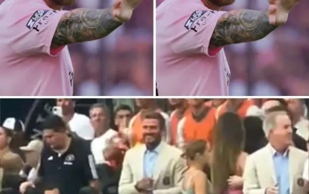 Messi qol vurdu və Bekhemə kreativ jest etdi - FOTO 