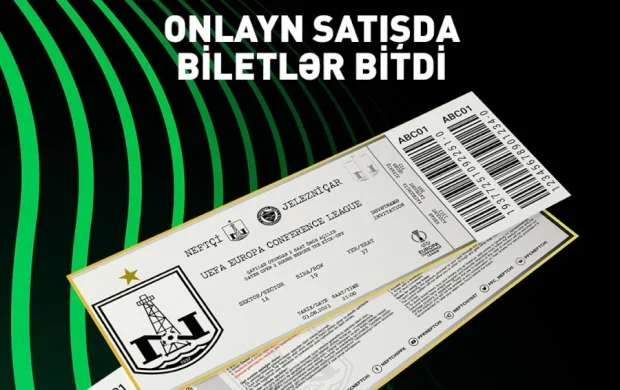 “Neftçi”nin oyununa bu biletlərin hamısı satıldı - Yalnız bir sektor qalıb 
