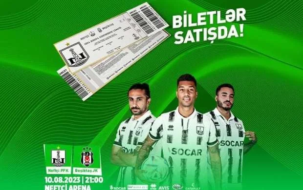 “Neftçi” – “Beşiktaş” oyununun biletləri satışda 