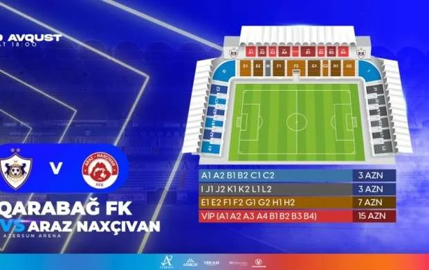 “Qarabağ”ın oyununa bilet satışı başladı 