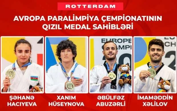 Avropa çempionatından 13 medalla 