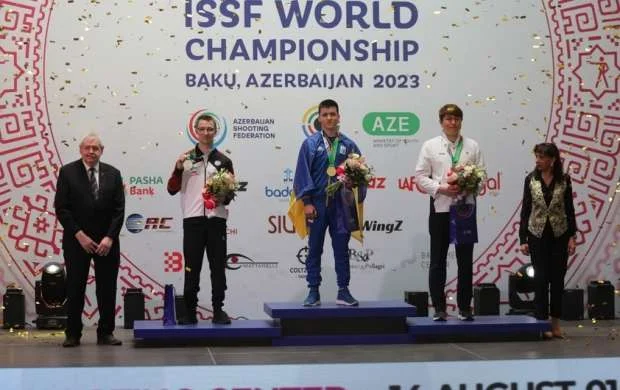 Ukraynalı atıcı Bakıda qızıl medal qazandı 