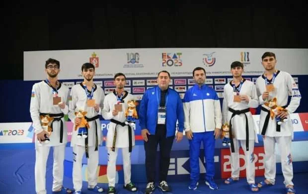 Azərbaycan taekvondoçuları komanda yarışında 3-cü oldular 