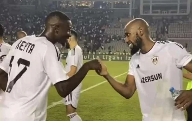 “Qarabağ”ın futbolçuları qrupa vəsiqəni belə bayram etdilər - VİDEO 