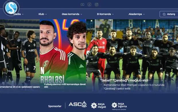 "Səbail"in yeni saytı istifadəyə verilib 