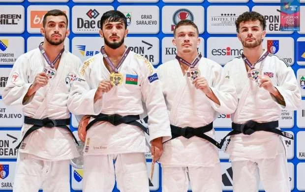 Azərbaycan cüdoçularından ilk gündə 1 qızıl və 1 gümüş medal 