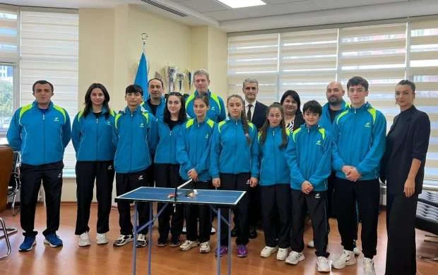 Stolüstü tennis üzrə millinin üzvləri mükafatlandırıldılar 