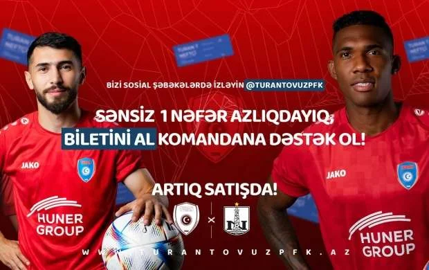 “Turan Tovuz” – “Neftçi” oyununun biletləri satışda! 
