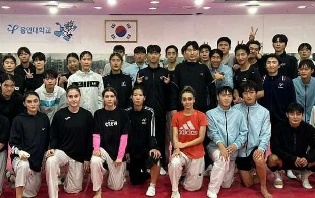 Qadın taekvondoçulardan ibarət milli Cənubi Koreyada hazırlıq keçir 