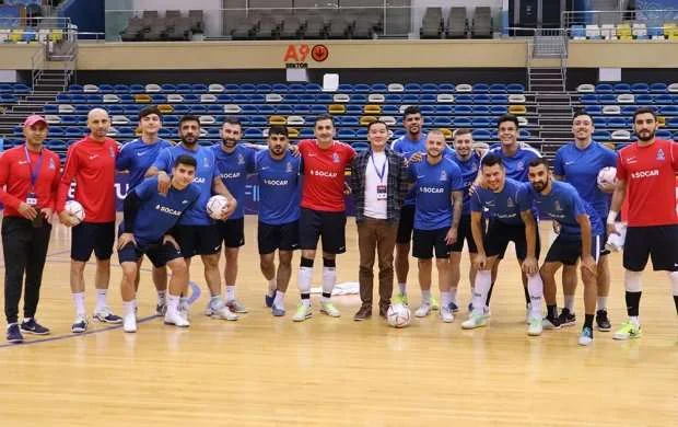 Azərbaycan yığması Qazaxıstanla matçdan öncə son məşqinə çıxdı 