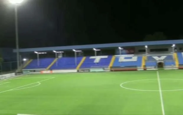 Tovuz şəhər stadionunda işıqlandırma sisteminin quraşdırılması başa çatıb 