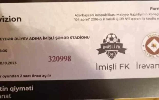 "İmişli" - "İrəvan" matçına bilet alanların aqibəti necə olacaq? - AÇIQLAMA 