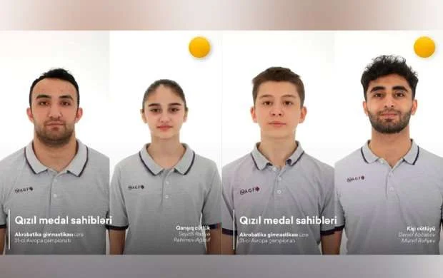 Azərbaycan gimnastlarından AÇ-də qızıl medal 
