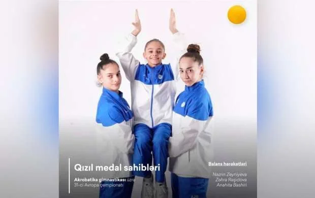 Azərbaycan gimnastlarından AÇ-də daha bir qızıl medal 