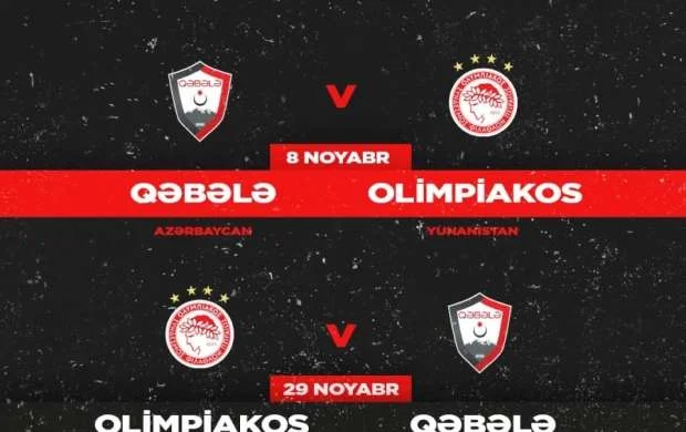 “Olimpiakos” “Qəbələ”yə rəqib oldu 