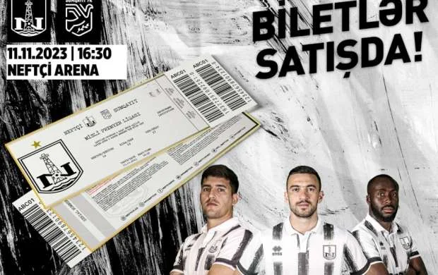 “Neftçi” - “Sumqayıt” oyunun biletləri satışa çıxarıldı 