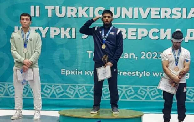 Azərbaycanlı güləşçilər Qazaxıstanda 8 medal qazandılar 