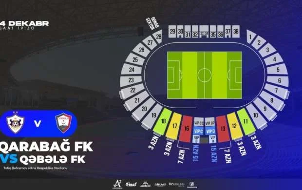 “Qarabağ”ın oyununa biletlər satışa çıxarıldı 