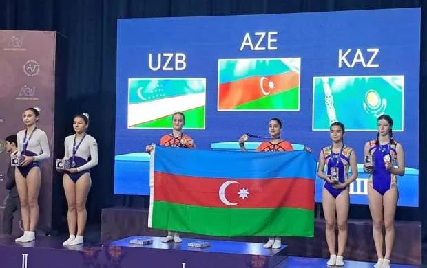 Azərbaycan gimnastlarından Özbəkistanda qızıl medal 