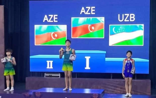 Azərbaycan gimnastlarından Özbəkistanda daha dörd medal 