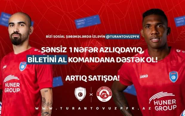 “Turan Tovuz” - “Araz Naxçıvan” oyununun biletləri satışa çıxarıldı 