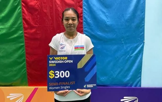 Azərbaycan badmintonçusu beynəlxalq turnirdə 1750 reytinq xalı qazandı 