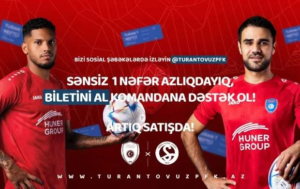 “Turan Tovuz” – “Səbail” oyununun biletləri satışda! 