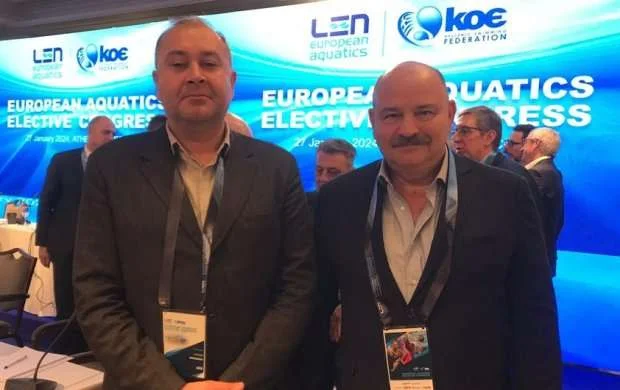 Üzgüçülük Federasiyasının rəsmiləri LEN-in hesabat-seçki konfransına qatılıblar 