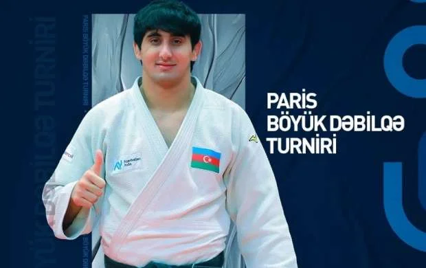 Azərbaycanın daha bir cüdoçusu Parisdə gümüş medal qazandı 