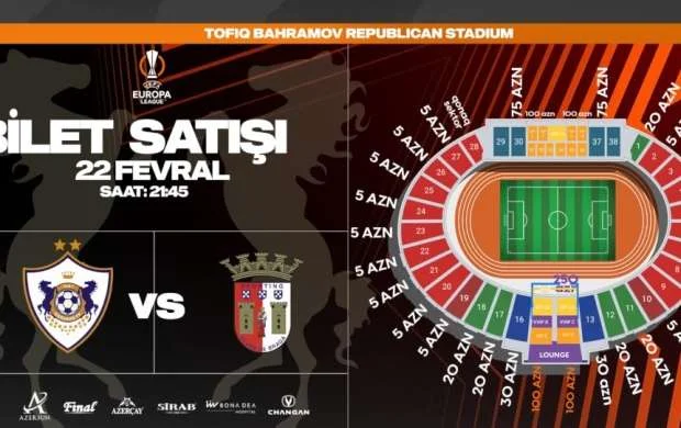 “Qarabağ”ın “Braqa” ilə oyununun biletləri satışa çıxarıldı 