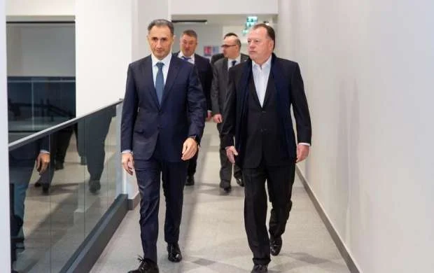 BCF prezidenti milli komandaların Təlim-Məşq Mərkəzində 