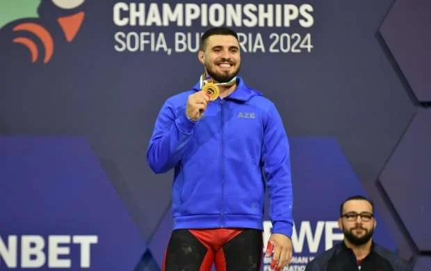 Azərbaycan ağırlıqqaldıranı Avropa çempionu oldu 