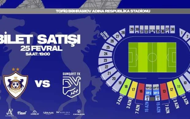 “Qarabağ”ın oyununa biletlər sabah satışa çıxarılacaq 