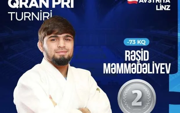Azərbaycan cüdoçusundan qran-pridə gümüş medal 