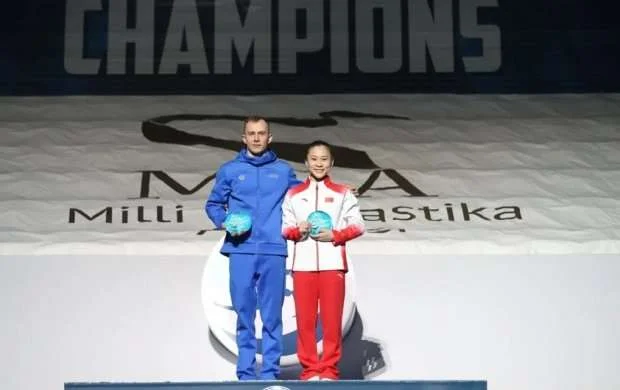 Azərbaycan gimnastı “AGF Trophy” kubokuna yiyələndi 