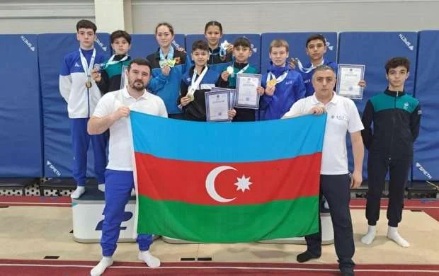 Azərbaycan gimnastlarından Qazaxıstanda 6 medal 