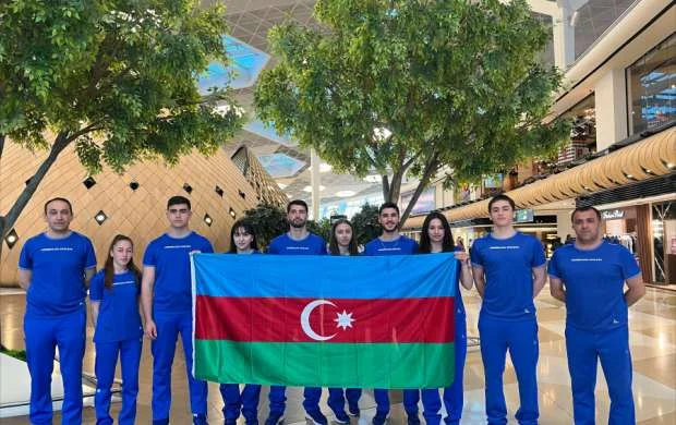 Azərbaycan seçməsi Qazaxıstana yollandı 
