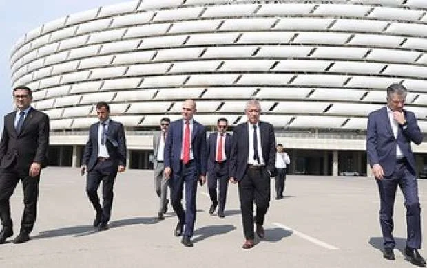 Fernandu Santuş Bakıda İdman obyektlərinə baş çəkdi 
