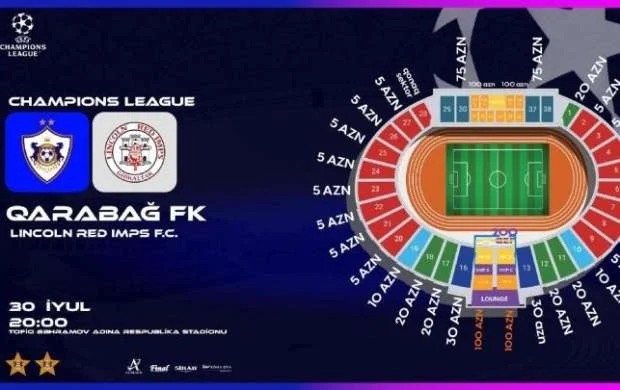 “Qarabağ”ın “Linkoln”la ev matçının biletləri satışa çıxarılır 