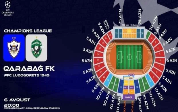 "Qarabağ" - "Ludoqorets" oyununda anşlaq gözlənilir - Neçə bilet satılıb? 