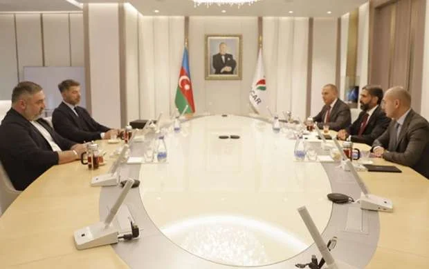 AFFA prezidenti gürcüstanlı həmkarı ilə görüşdü 