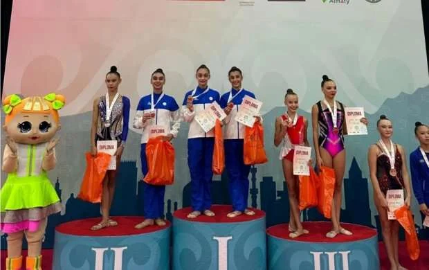 Azərbaycan gimnastları Qazaxıstanda üç medal qazandılar 