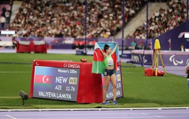 Paris-2024:Lamiyə yeni dünya rekordu müəyyənləşdirərək qızıl medal qazandı 