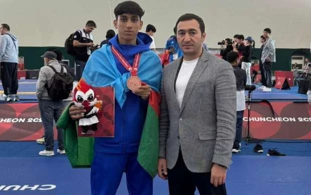 Xudiyev də "bürünc"lə kifayətləndi 