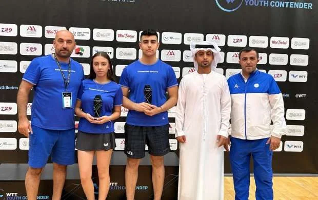 Stolüstü tennisçilərimiz beynəlxalq yarışda iki medal qazandılar 