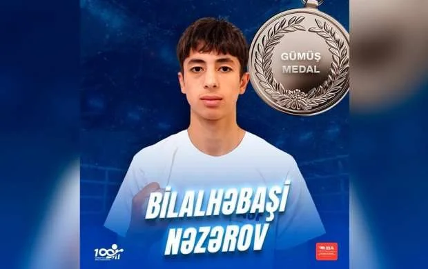 Azərbaycan boksçusu DÇ-də gümüş medal aldı 