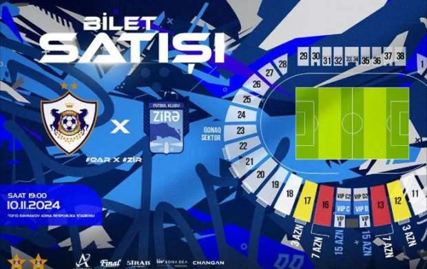"Qarabağ"ın oyununun biletləri satışa çıxarıldı 