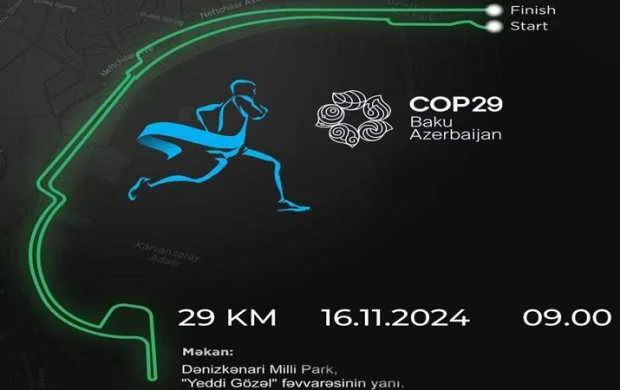 COP29-a həsr olunmuş kütləvi qaçış keçirildi - VİDEO
 