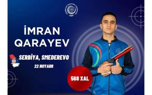Azərbaycanın güllə atıcısı medal qazandı 