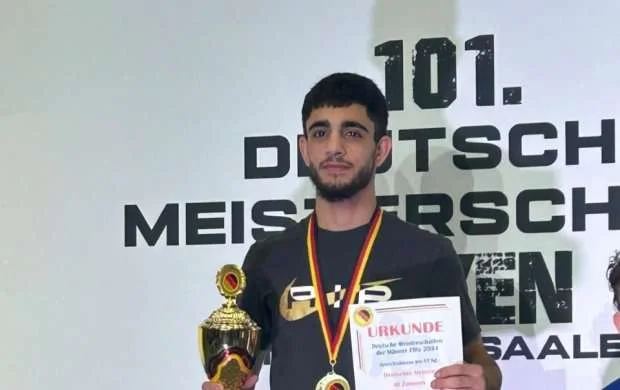 Azərbaycanlı boksçu Almaniya çempionu oldu - FOTO/VİDEO 